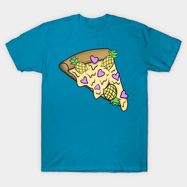 Pizza Pineapple T-Shirt by thearkhive